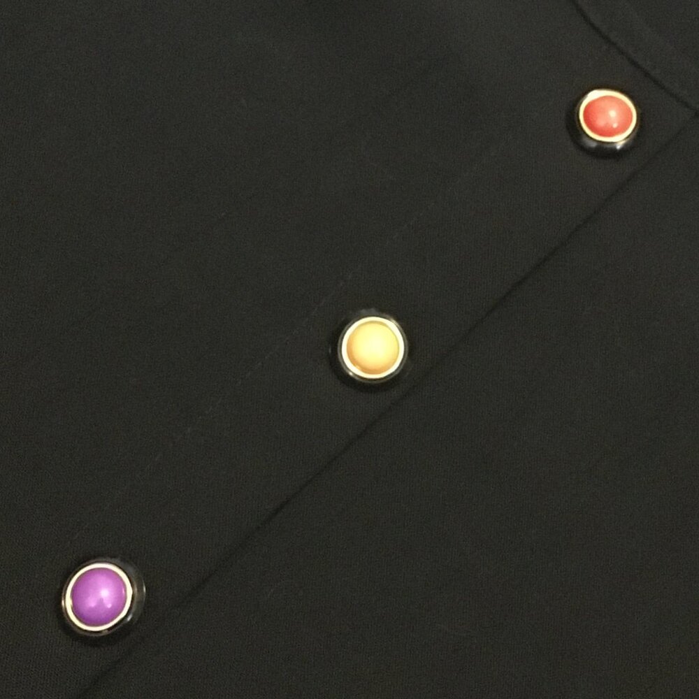 Best Connection Vintage 90s Rayon Sunset Button Tank XL Made in USA German - Picture 7 of 12
